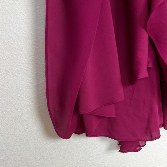 Haute Hippie Cassidy Mini Dress 6 Rasberry Red - Picture 10 of 11